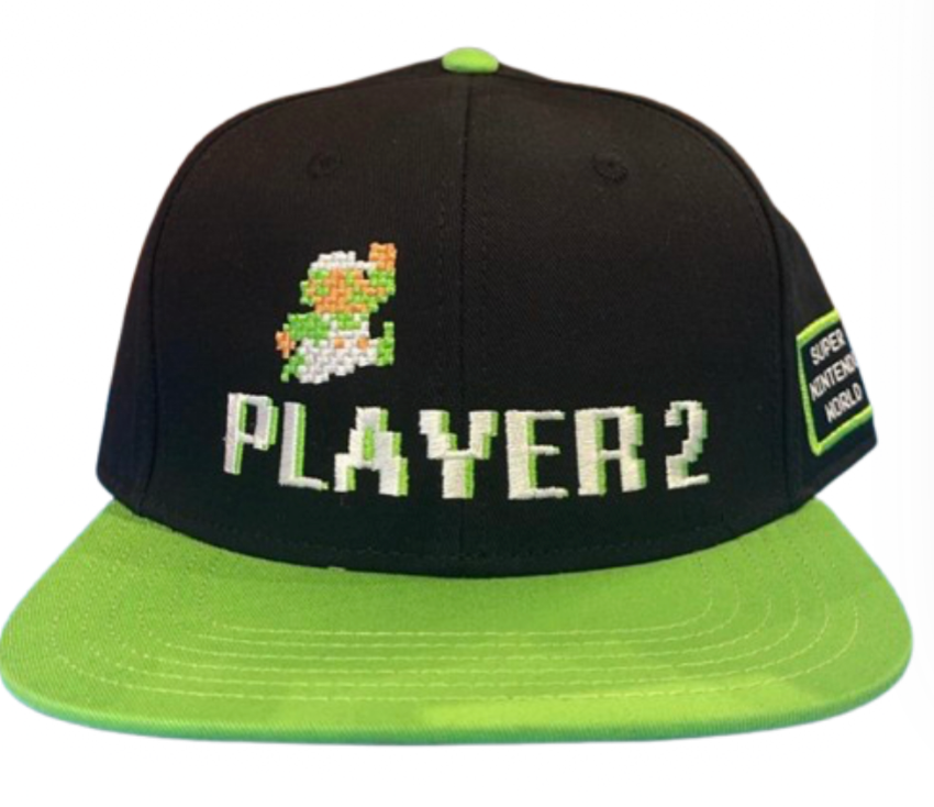 Universal Studios Super Nintendo World Luigi Player 2 Baseball Hat Cap New