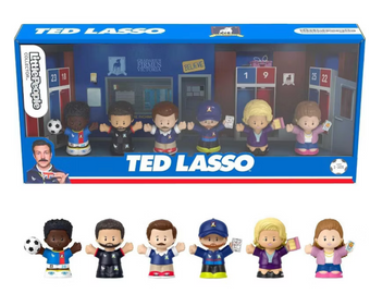 Fisher-Price Little People Collector Ted Lasso; 6-Piece Figure Set New With Box