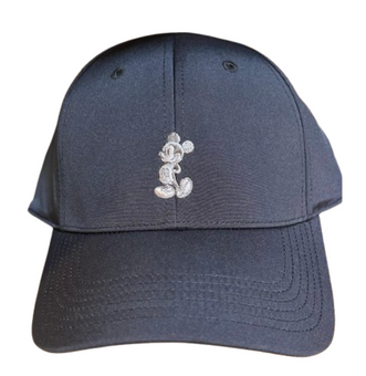 Disney Parks Mickey Mouse Icon Embroidered Black Baseball Hat Cap New With Tag