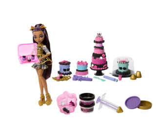 Monster High Scary Sweet Birthday Cake Kit Clawdeen Wolf Doll Toy New With Box