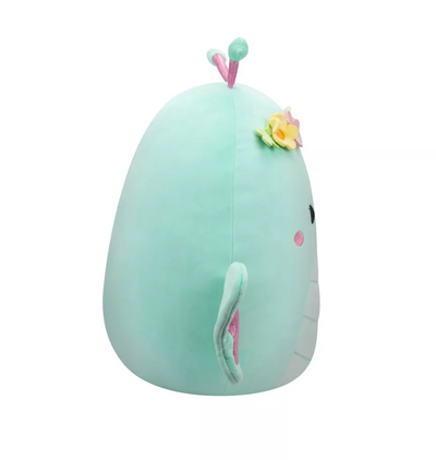 Squishmallows Easter 16" Reina Seafoam Green Butterfly w Flower Crown Plush New