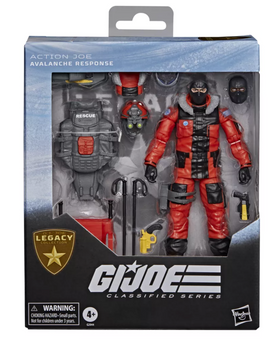 G.I. Joe Classified Series Legacy Collection Action Joe Avalanche Response New