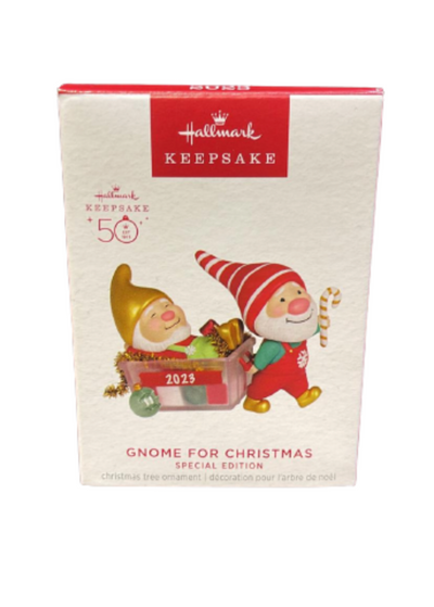 Hallmark 2023 Keepsake 50th Gnome for Christmas Special Ornament New with Box