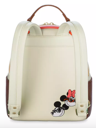 Disney Parks Mickey and Minnie Mouse Beach Loungefly Mini Backpack New with Tag
