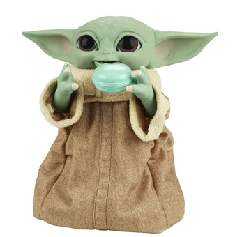 Disney Star Wars The Mandalorian Galactic Snackin Grogu Animatronic Sounds New