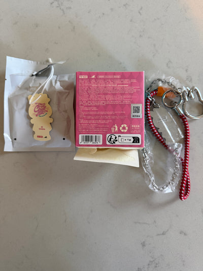 Pop Mart Labubu The Monsters Let's Checkmate Queen Pendant Keychain Charm New