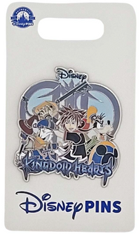 Disney Parks Kingdom Hearts 3 Sora Goofy And Donald Pin New with Card
