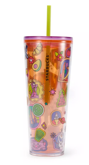 Disney Parks WDW EPCOT Starbucks Tumbler Mystery Pin Blind New With Tag