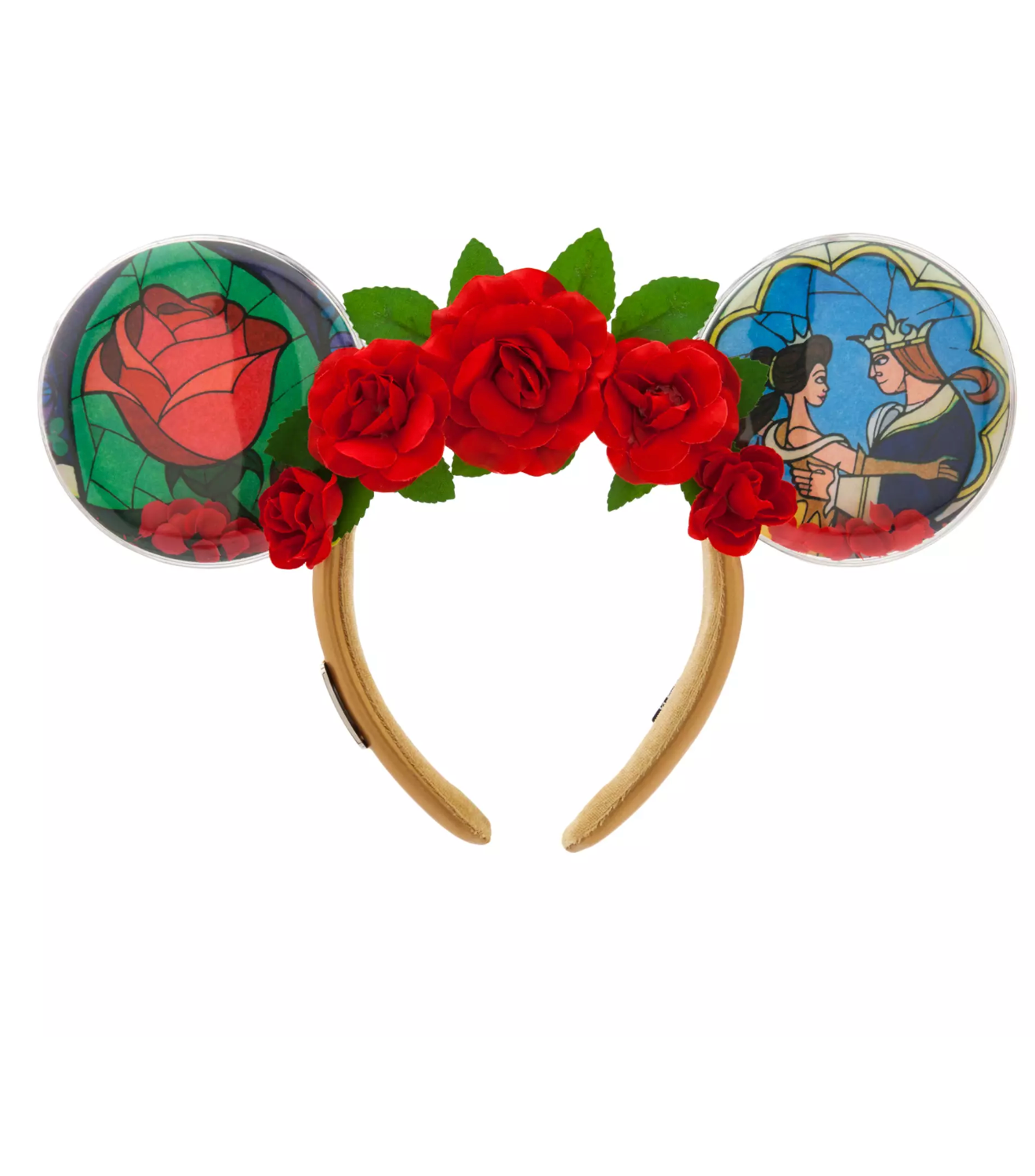 Disney Disney100 Decades Beauty and the Beast Light-Up Ear Headband Adults New