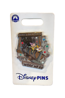 Disney Parks Seven Dwarfs Mine Train "Off to Work We Go" OE Pin New With Card