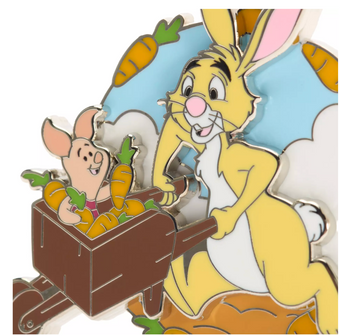 Disney Parks Rabbit and Piglet Pin Winnie the Pooh New With Card