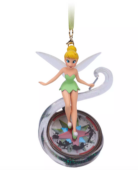 Disney Parks Tinker Bell Christmas Ornament Sketchbook Peter Pan New