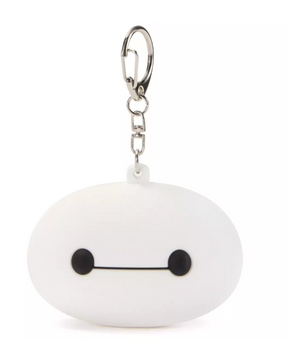 Disney Parks Baymax Keychain Big Hero 6 Head Puffy Silicone New with Tag