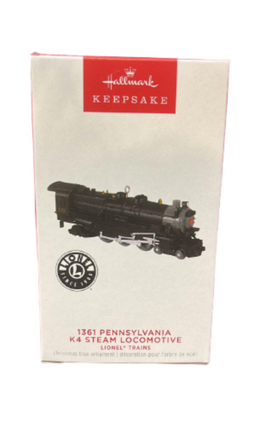 Hallmark 2023 Keepsake Lionel 1361 Pennsylvania K4 Steam Locomotive Ornament New