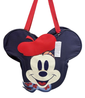 Disney Parks Epcot France Paris Minnie Mouse Big Face Tote New With Tag