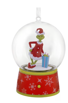 Hallmark How the Grinch Stole Christmas! Musical Globe Ornament New with Box