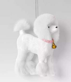 White Poodle Christmas Ornament Wondershop New With Tag