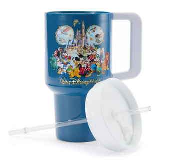 Disney Parks Walt Disney World Storybook 33 oz. Travel Cup w Straw New with Tag