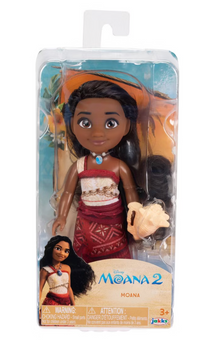 Disney Moana 2 6" Moana Petite Doll Toy New With Box