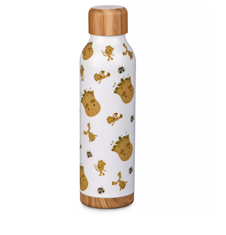 Disney Parks Guardians of the Galaxy Groot Water Bottle with Plush Carrier New