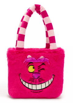 Disney Parks Cheshire Cat Plush Crossbody Bag Alice in Wonderland New With Tag