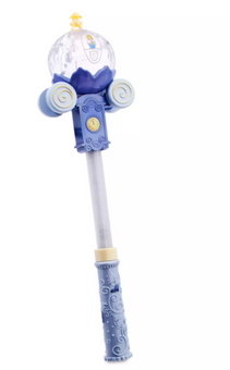 Disney Parks Cinderella 75th Anniversary Light-Up and Sound Glow Wand New W Tag
