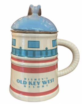 Disney Parks Mickey Mouse Old Key West Resort Coffee Mug with Lid New