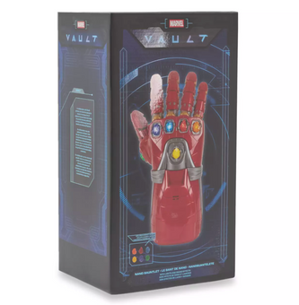 Disney Parks Marvel Vault Nano Gauntlet with Light and Sound Effect New with Box