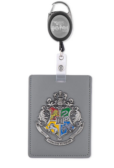 Universal Studios Harry Potter Hogwarts Crest Badge Reel New With Tag