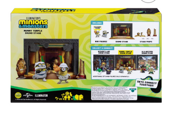Illumination's Minions & Monsters Figure 2-pack Mummy Temple Sound Stage Toy New