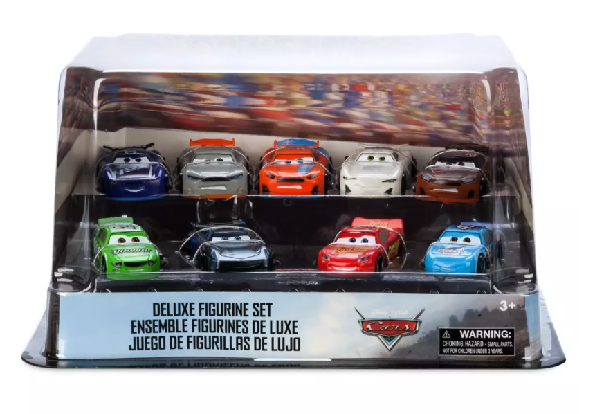 Disney Parks Cars Deluxe Figure Set New With Box