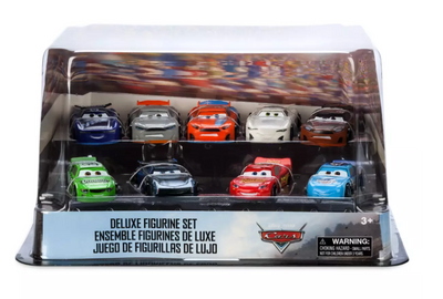 Disney Parks Cars Deluxe Figure Set New With Box