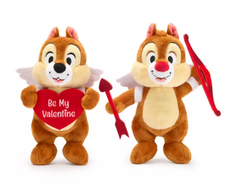 Disney Parks Chip 'n Dale Valentine's Day Plush Set – 9'' New With Tag