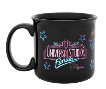 Universal Studios Retro Marquee 35th Anniversary Coffee Mug New With Tag