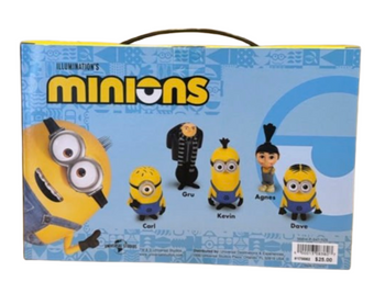 Universal Studios Minions Despicable Me 5-Figure Action Play Set Toy New Sealed