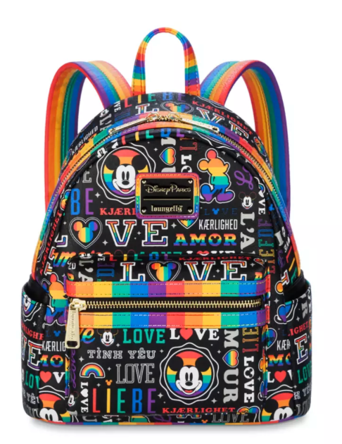 Disney Parks Mickey Mouse Loungefly Mini Backpack Disney Pride New with Tag