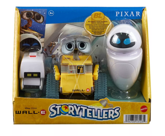 Disney Pixar WALL-E M-O and Eve Storytellers Figure Set Toy New with Box