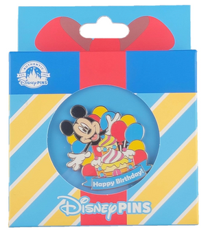 Disney Parks Mickey Mouse Birthday Pin New With Card