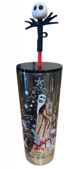 Disney Parks Santa Jack Nightmare Before Christmas Starbucks Tumbler New W Tag