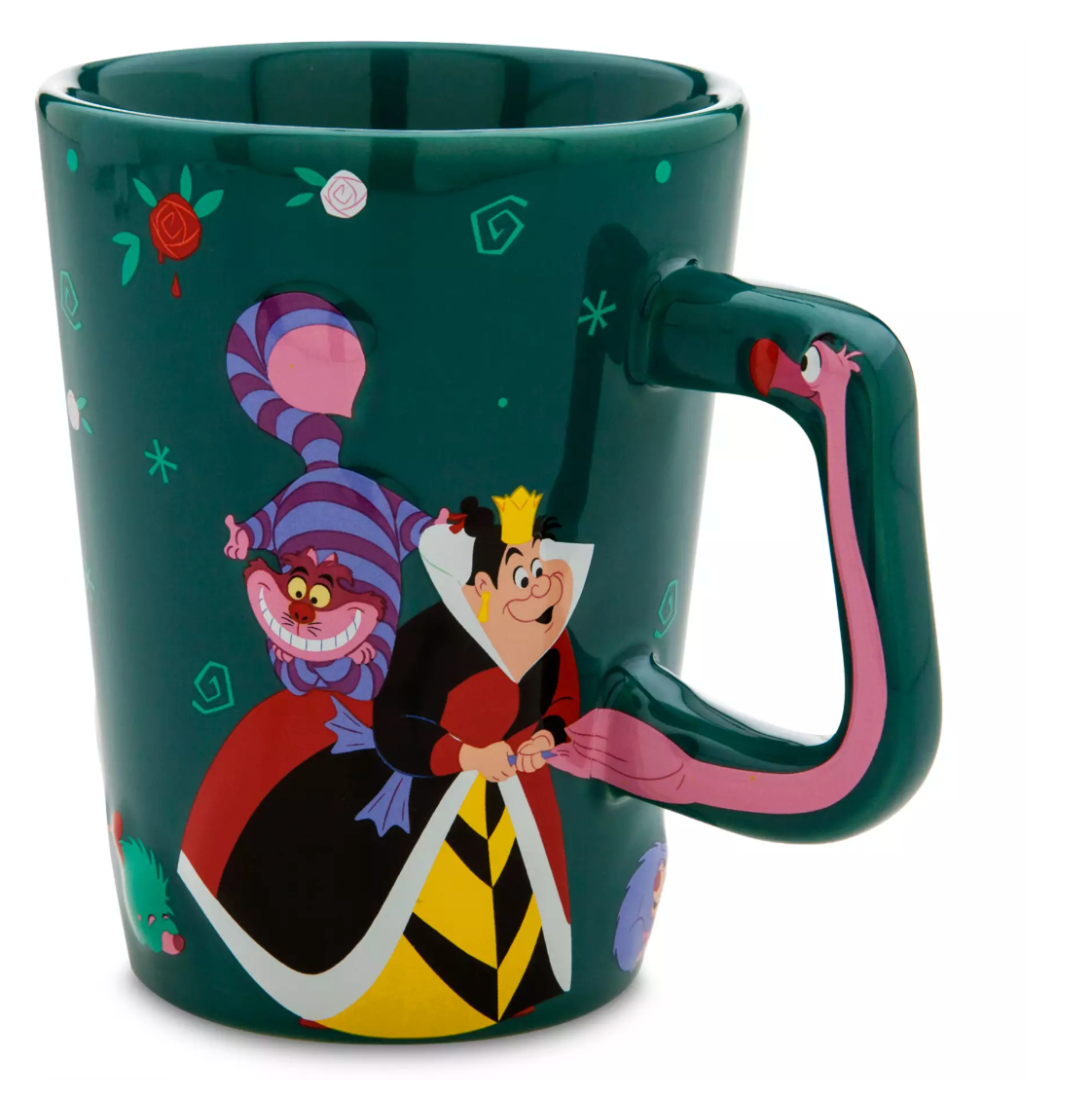 Disney Alice in Wonderland Queen of Hearts Gloss Glaze Mug New