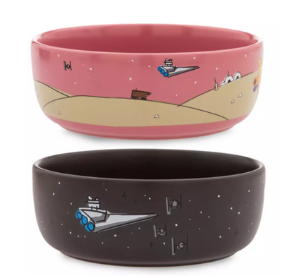 Disney Parks Star Wars Artist Series Bowl Set by Will Gay New With Tag