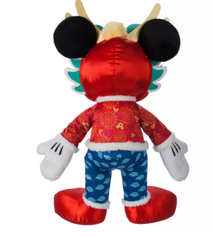 Disney Parks Mickey Mouse Lunar New Year 2024 Plush – Medium 18'' New With Tags