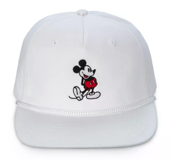 Disney Mickey Mouse White Baseball Cap Hat for Adults New With Tag