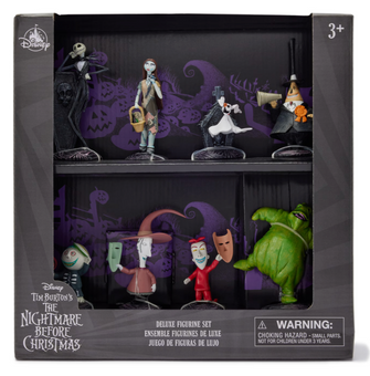 Disney Parks The Nightmare Before Christmas Figurine Playset Toy New With Box