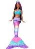 Barbie Dreamtopia Twinkle Lights Mermaid Doll Brown Hair Toy New with Box