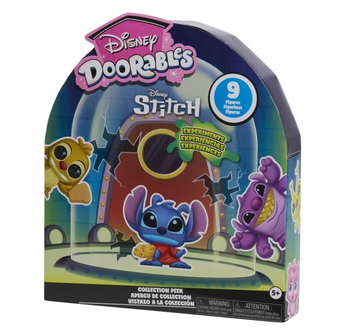 Disney Doorables Stitch Experiments Collection Peek Toy 9 Pieces New