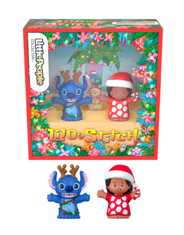 Little People Collector Disney Lilo & Stitch Holiday SE Figure Set Toy New Box