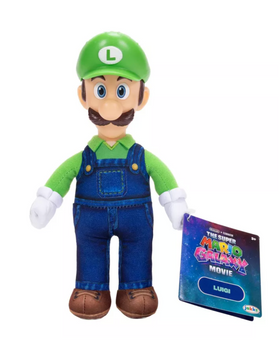 The Super Mario Galaxy Movie 9 inch Plush Figure Luigi