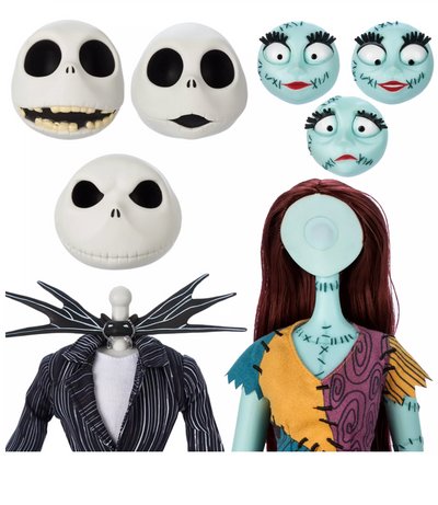 Disney The Nightmare Before Christmas 30th Jack Sally Limited Edition Doll Set