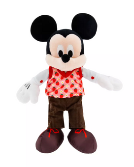 Disney Parks 2024 Mickey Mouse Plush – Valentine's Day – Love Small 13'' New
